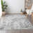 Premium Machine Washable Andreau AMF92 Ash Rug-1545748950