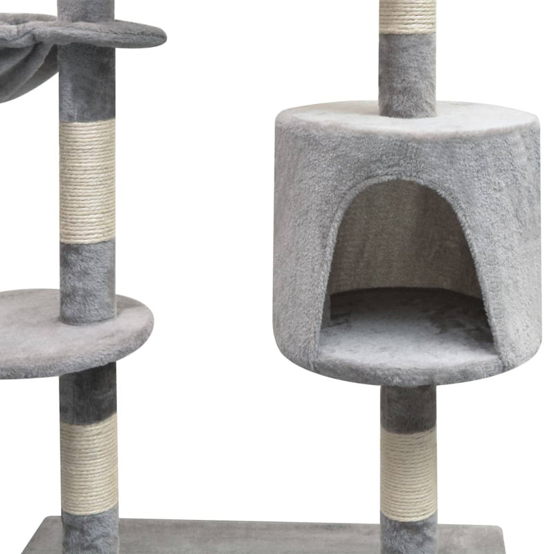 Amerina Cat Tree, 96 cm x 35 cm x 125 cm, Grey