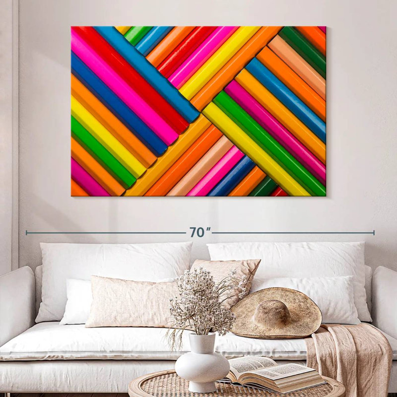 Senne Colorful Drawing Pencils, 34" H x 51" W
