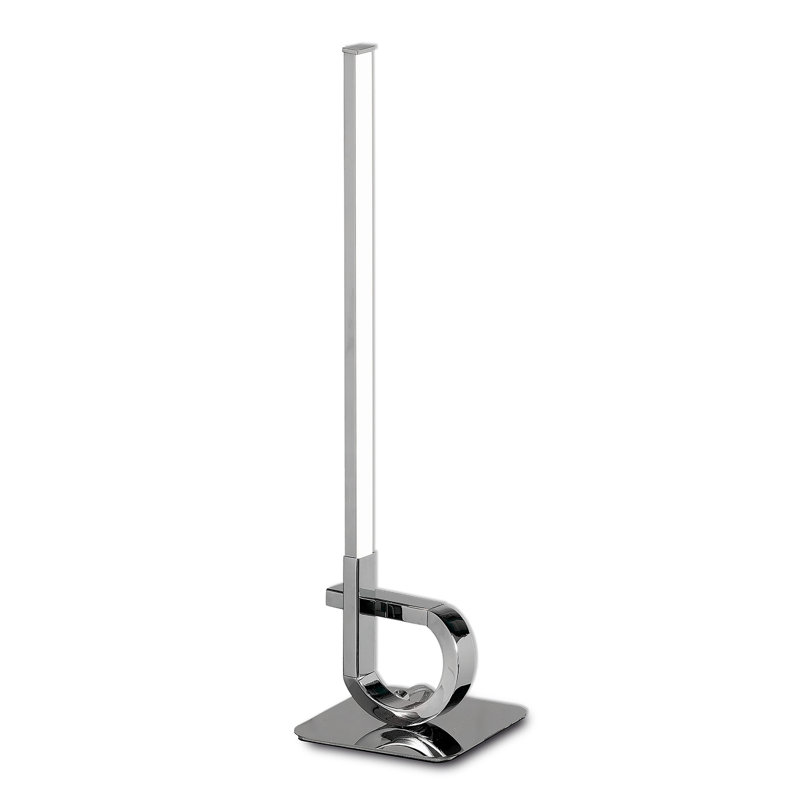 Wentworth Aluminium Table Lamp, Polished Chrome
