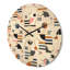 Horloge murale abstraite-63893357