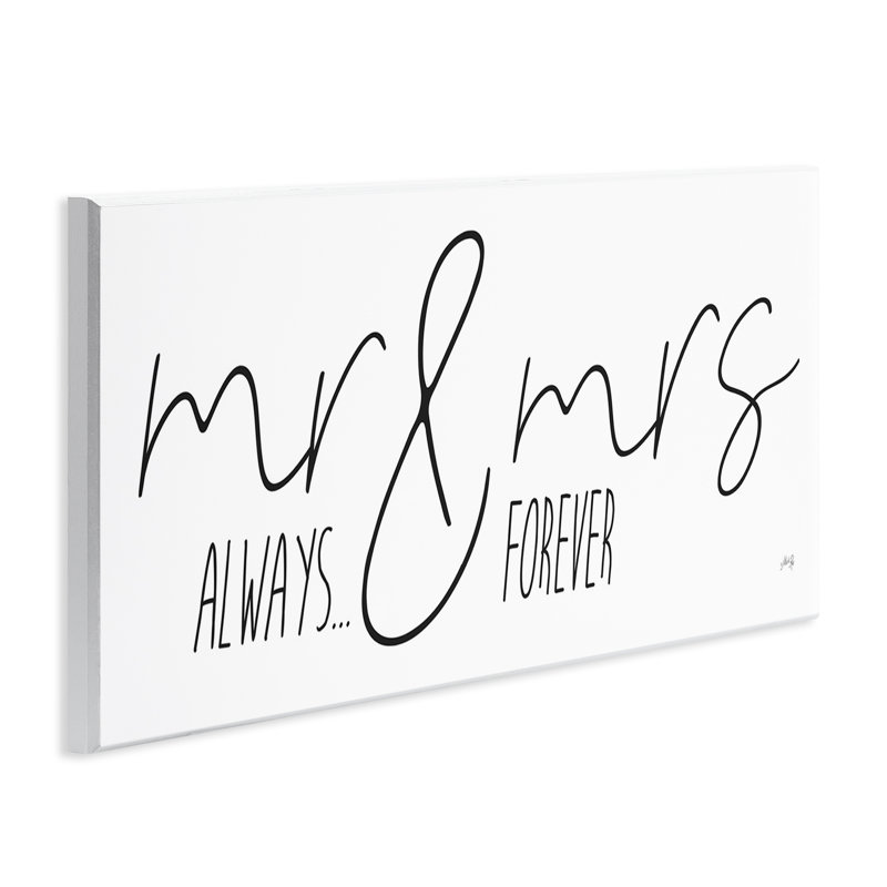 Romantic Always & Forever Wall Plaque Art by Marla Rae