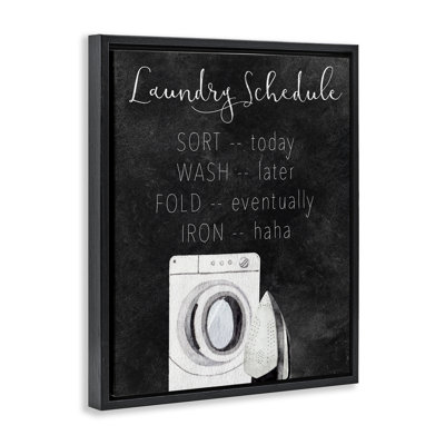 Cadre flottant Lazy Laundry
