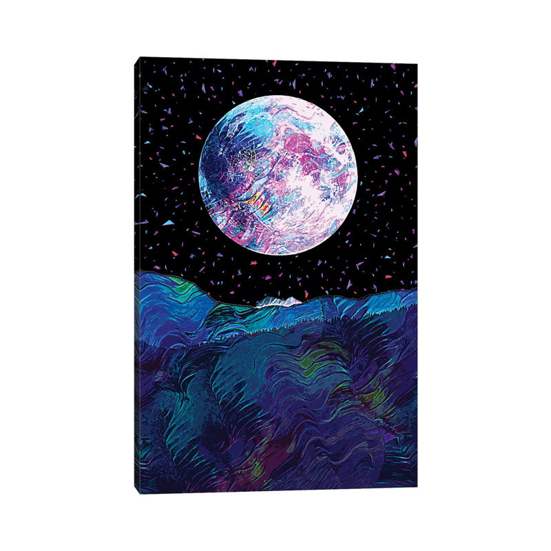 Full Moon VI 1 Piece Wrapped Canvas Wall Art, 30.48 cm H x 45.72 cm W