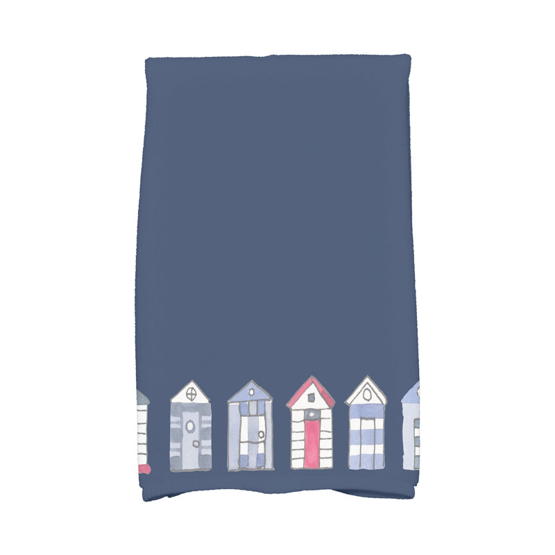 Lingebach Tea Towel Kitchen Towel, Navy