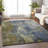 Machine Washable Indoor/Outdoor Xhevrie Khaki Rug-1184195831