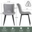 Comfortable Padded Dining Chairs with Back Easy Assembly Upholstered Side Chair, Accent Chairs for Kitchen, Dining Room-606240498