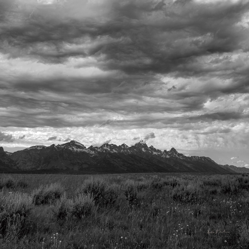 Grand Tetons II by Andre Eichman - No Frame Print on Canvas, 51cm H x 51cm W x 3.8cm D