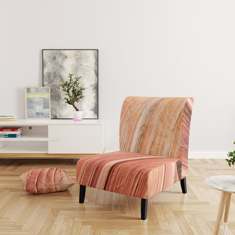 Wave Canyon - Modern Upholstered Slipper Chair
