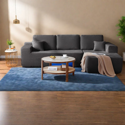 Luxury Modular Sectional Sofas, Plush Fabric, Modern Design, Living Room Essential