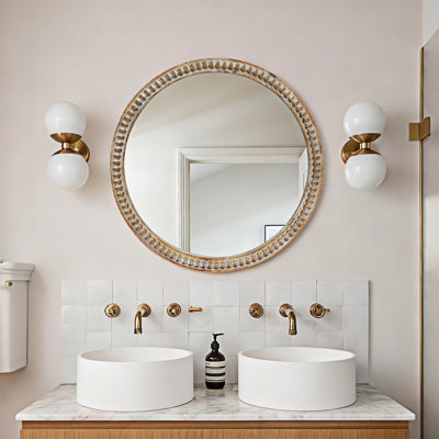 Miroir mural rond