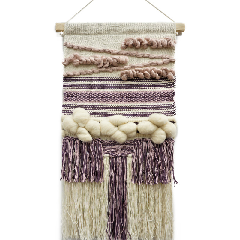 Suspension murale en laine avec accessoires de suspension inclus