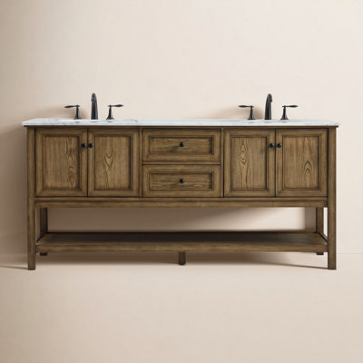 Bonsai 72'' Double Bathroom Vanity