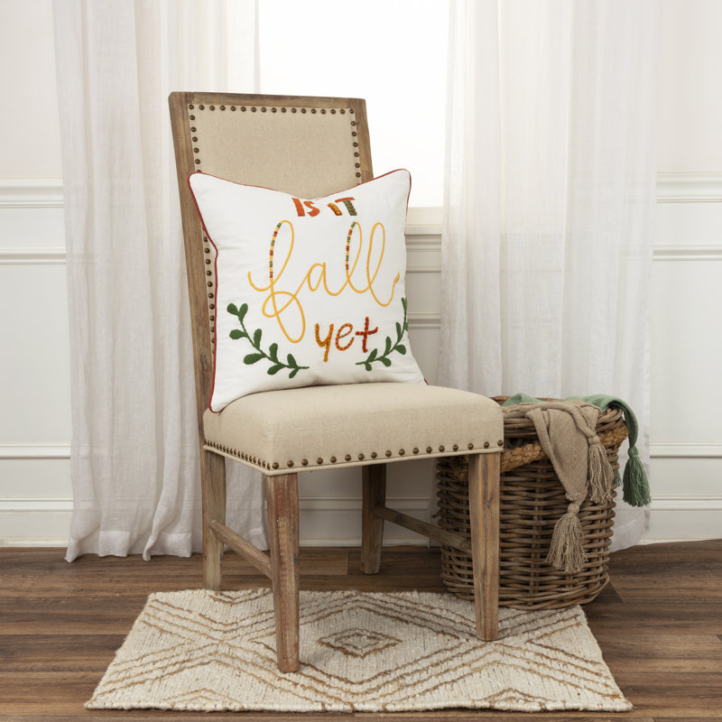 Housse et insert de coussin carré en coton 