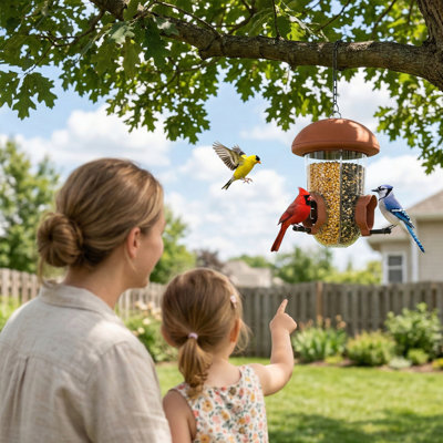 Weatherproof Bird Feeder, 1.3L