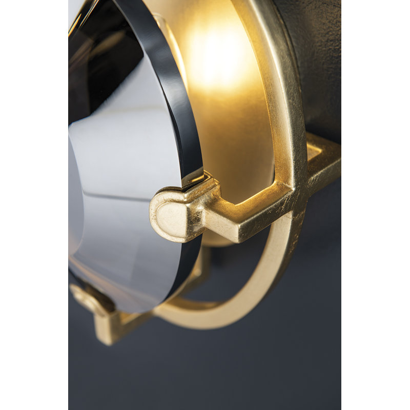 Prism 1 - Light Flush Mounted Sconce, Gold Leaf