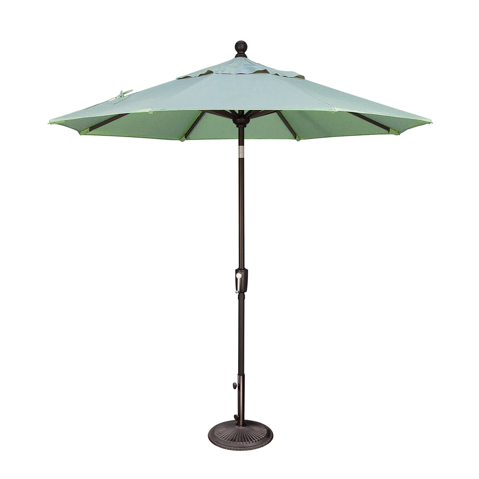 Launceston Market Umbrella, Black, 96" H x 90" W x 90" D, Spa Sunbrella Acrylic
