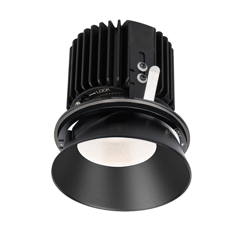 Volta 5.75'' Dimmable Air-Tight LED Retrofit Recessed Lighting Kit, Black