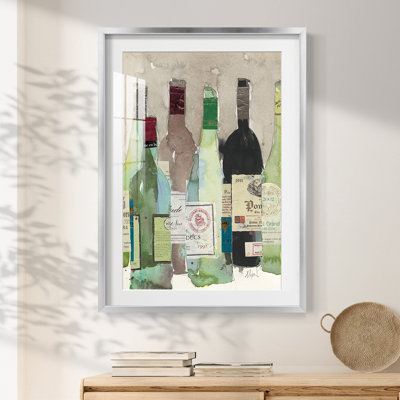 Red or White II -Framed Print