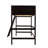 Solid Wood Twin Size Loft Bed with Ladder