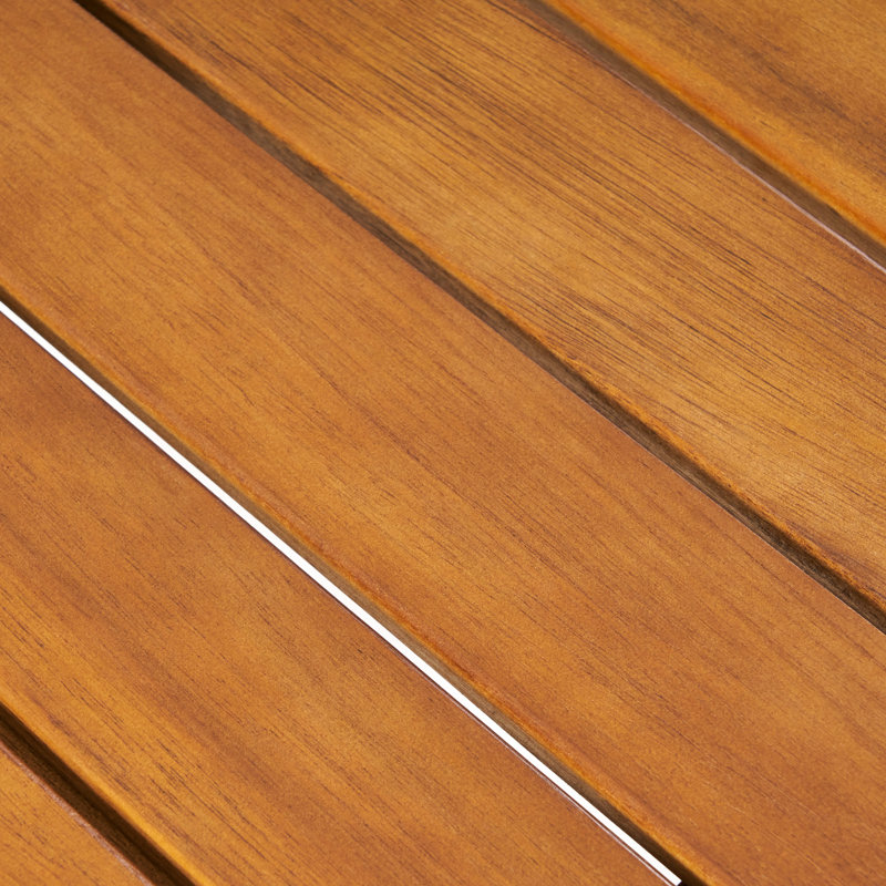Table d'appoint d'extérieur 16 po en bois, finition, bois de grâce rustique avec texture