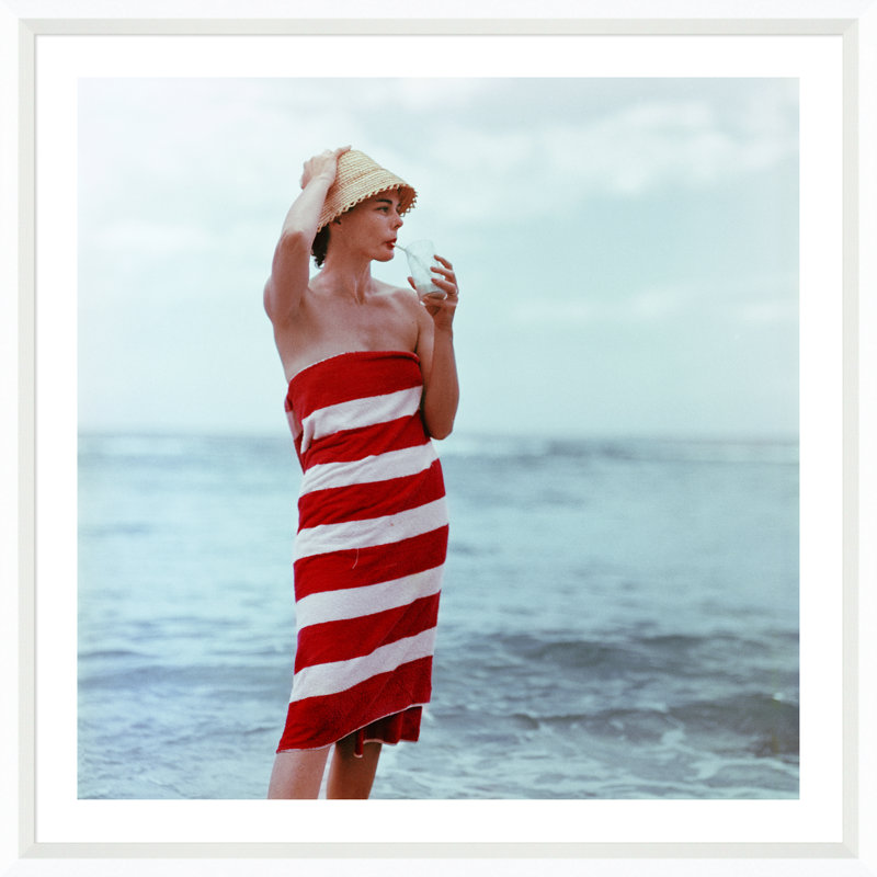 Pussyfooting Print by Slim Aarons, Unframed Paper, 45" H x 45" W x 0.1" D