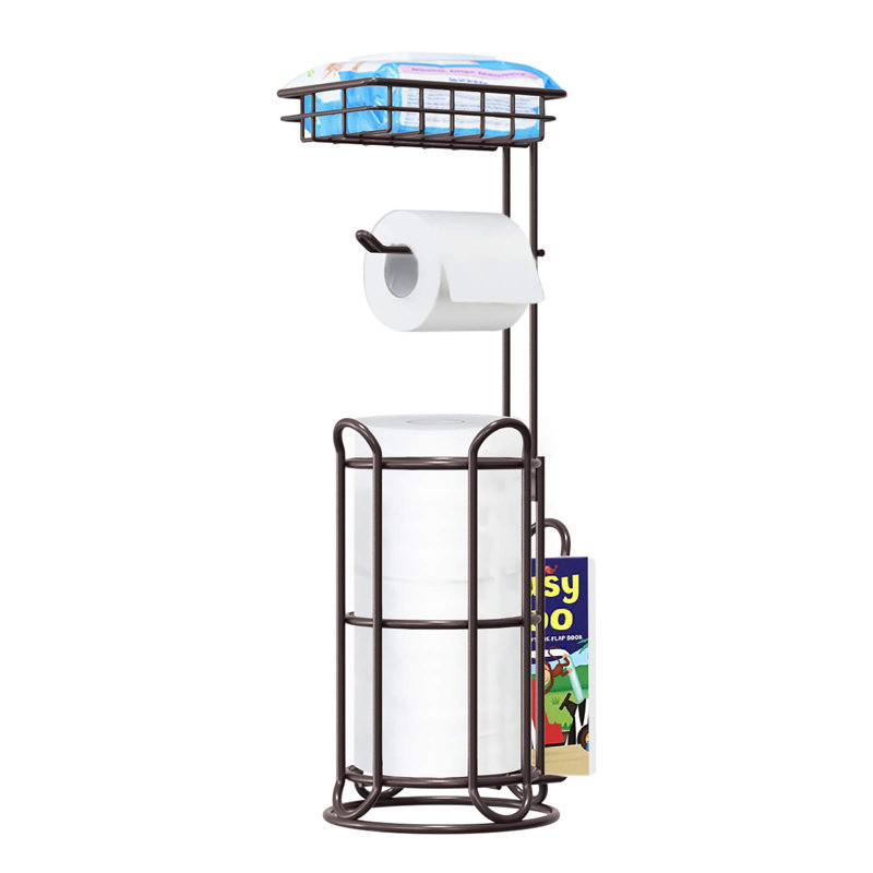 Free Standing Toilet Paper Holder, Rose