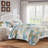 Greenland Home Fashions Evangeline Mist 3-Piece Queen Size Quilt Set 90x90 + 20x26 (2)-1198342640