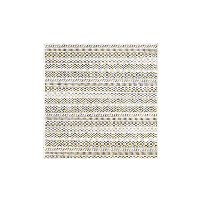 Striped Indoor / Outdoor Rug, Rectangle 2' x 3'1"