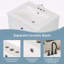 Meuble-lavabo moderne avec rangement abondant et fabrication robuste-169745644