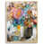 Toile avec cadre flottant or