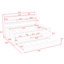 Lit plateforme avec rangement Vihaan-149666220