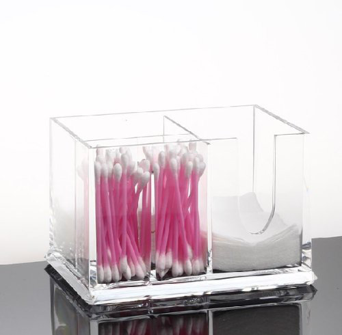 Rangement de cosmétiques pour comptoir de salle de bain double