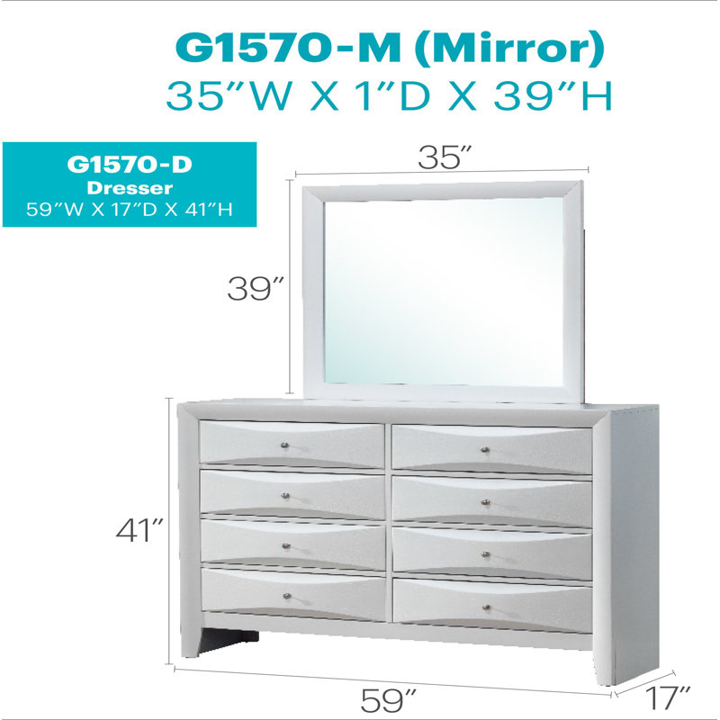 Commode Marilla G1570-D, Blanc