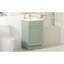Meuble-lavabo 18 po avec lavabo, meuble-lavabo avec tablette de porte et tablette réglable