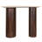 Hendrix Marble and Mango Wood Organic Bar Table