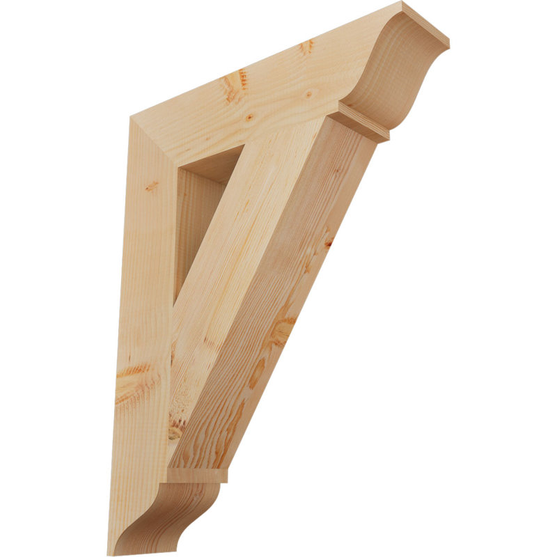 Support traditionnel, H 34 po x l 5,5 po x P 26 po, Douglas (lisse)