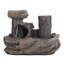 Sauvanne Weather Resistant Floor Fountain with Light