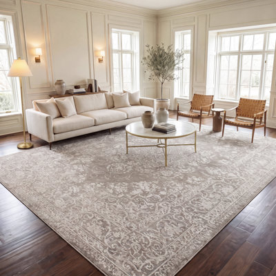 Tapis beige / crème Calidia