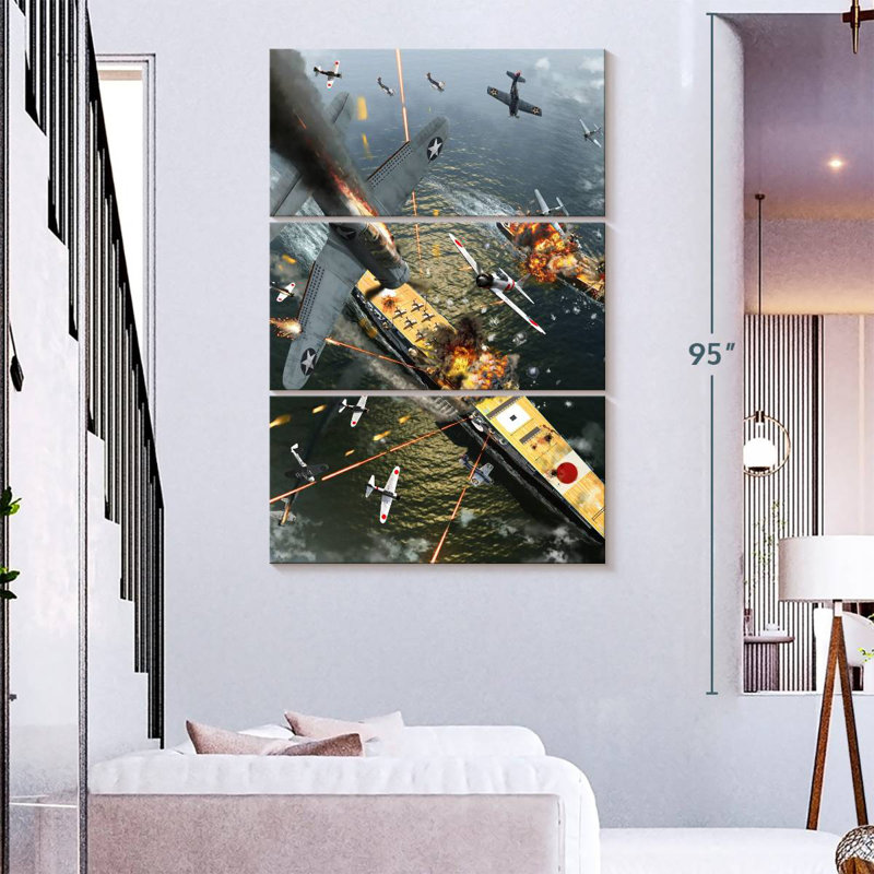 The Battle Of Midway, H 74 po x l 48 po