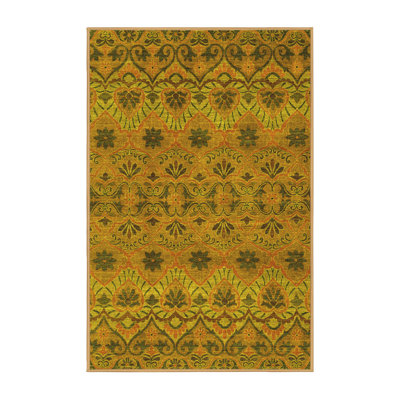 Washable Abstract Indoor Rug