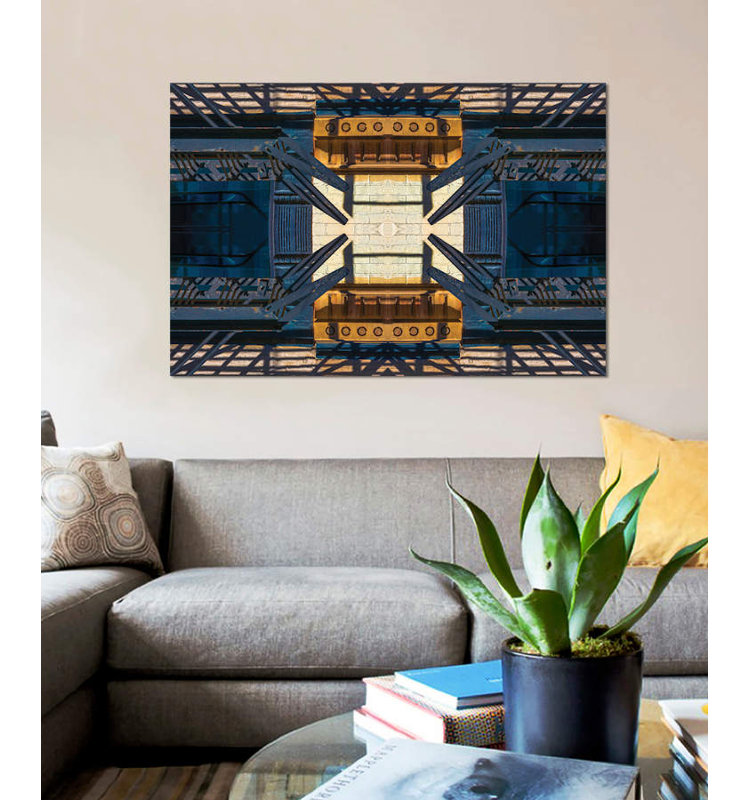 « abstract photomontage no 19 », reproduction d’impression sur toile, H 8 po x l 12 po x P 0,75 po