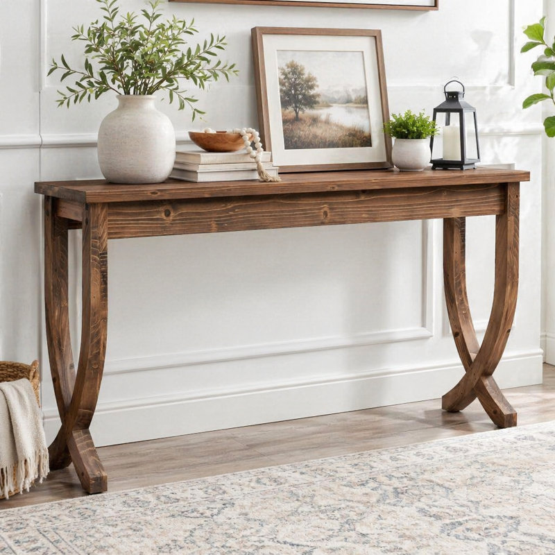 Rustic Style Entryway Table,Console Table