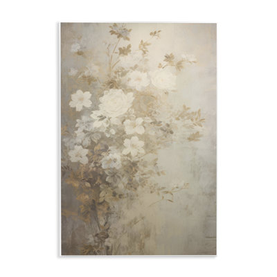 Plaque murale Mute Vintage Florals, design par LSR Creative Studio