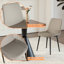 Chaises de salle à manger en cuir, chaises de cuisine en similicuir de style Mid-Century-9896388-9896393