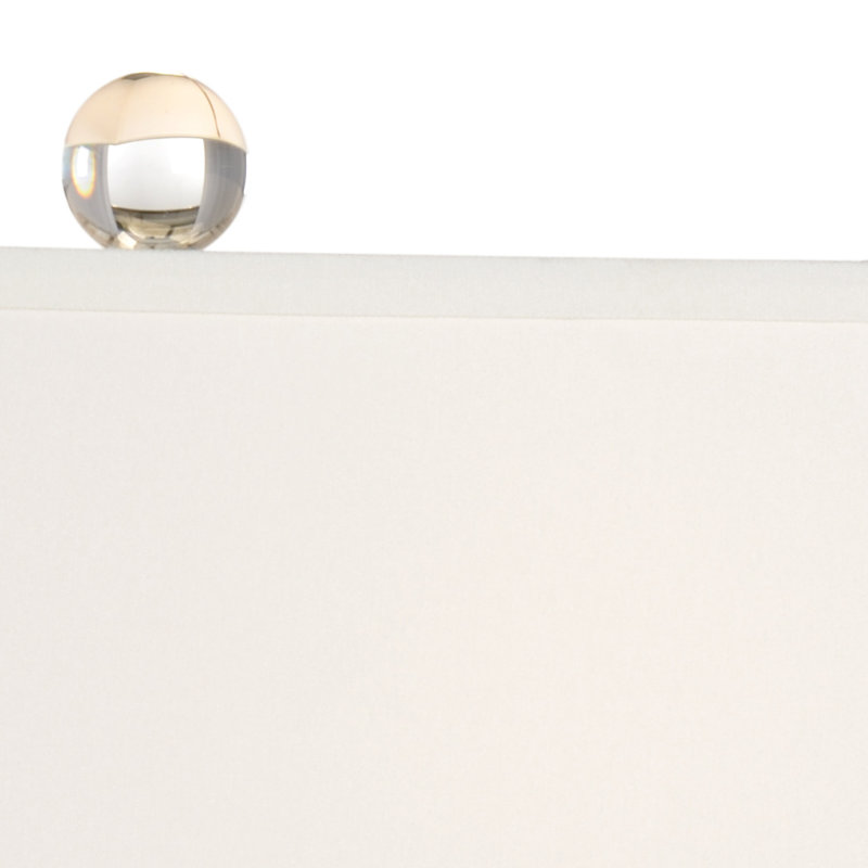 Lampe de table 32,5 po Palmer, Glacis neige