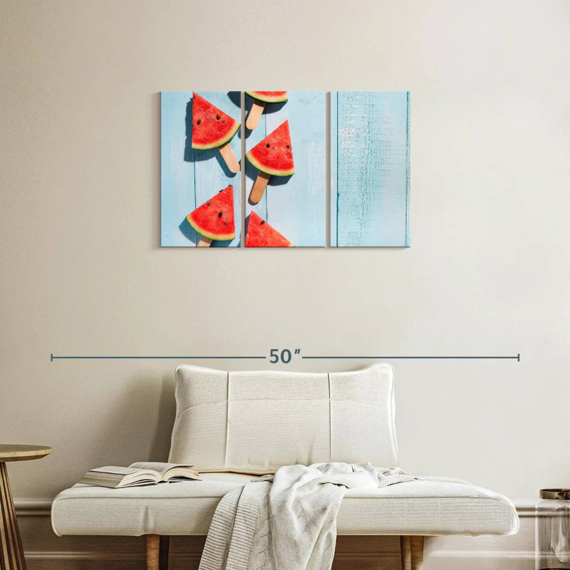 Yarlin Watermelon, 20" H x 33" W