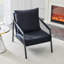 Chaise longue en similicuir avec structure en métal robuste-132004933