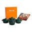 Le Creuset Stoneware Set of 4 Mini Round Cocottes with Lids
