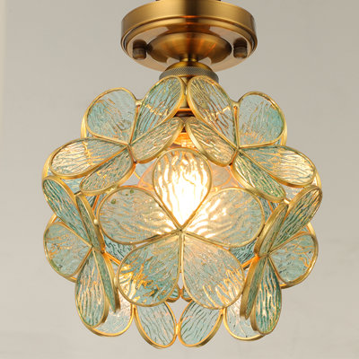 Hannelise Glass Semi Flush Mount